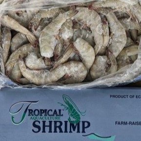 無頭殻付きバナメイ海老（1.8kg/ケース）